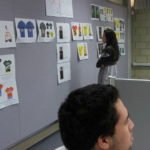 Michelle and Nathan after review session ponder refinements